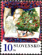 天使とクリスマスツリー（スロベニア、2007)