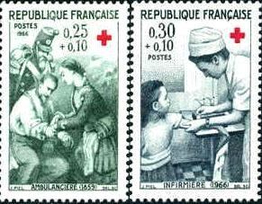 野戦病院の看護士、注射をする看護士(フランス1966年)
