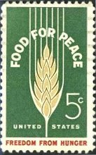 飢餓救済運動・小麦（usa,1963年） 