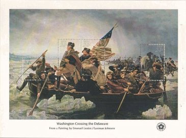 『デラウェア川を渡るワシントン』（Washington Crossing the Delaware）