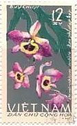 切手　植物　蘭　ラン　北ベトナム
