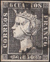 スペイン　イザベラ2世(1850年）
