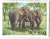 動物切手　アジアゾウ　ベトナム