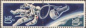 スカイラブ計画（アメリカ、1967年)宇宙飛行士とジェミニ4号　宇宙遊泳