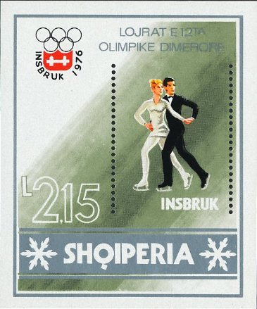 インスブルック・オリンピック　アイスダンス（アルバニア、1976年）
