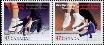 フィギュアスケートの靴と種目（男子シングル、女子シングル、ペア、アイスダンス）　カナダ、2001年