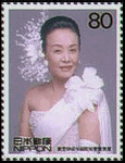 美空ひばり（歌手）　切手　日本