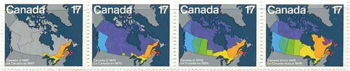 カナダ　州の変遷