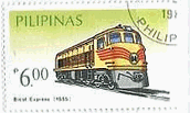 Bicol急行（フィリピン）　切手　ディーゼル