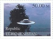 トルクメニスタン（2000年）UFO　切手