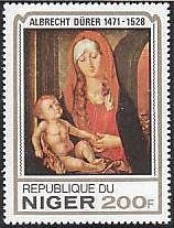 『聖母子』（ﾆｼﾞｪｰﾙ､1979年）　デューラー　絵画