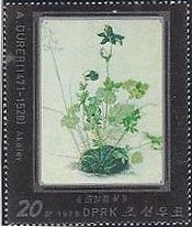 『植物』（北朝鮮､1979年）　ルネサンス　デューラー　絵画