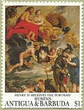 マリー・ド・メディシスの生涯　ルーベンス　バロック　絵画　７図・『肖像画の贈呈』