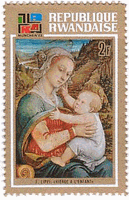 聖母子（リッピ､ルワンダ）　ルネサンス　絵画