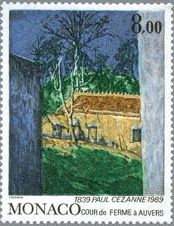 印象派　セザンヌ（Cezanne）　『オベールの農園』（モナコ、1989年）