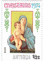 『聖母子』（アンチグア、1974年）　ベッリーニ　絵画