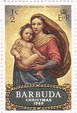 システィーナの聖母（バーブーダ）　ラファエロ　ルネサンス　絵画