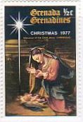 ルネサンス　コレッジョ　絵画切手　幼児イエスを礼拝する聖母