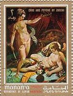 ルネサンス　ヤコポ・ズッキ(Jacopo Zucchi)『Eros　and　Phyche』