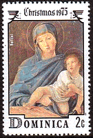 『聖母子』（ドミニカ、1975年）　ベッリーニ　絵画　ルネサンス
