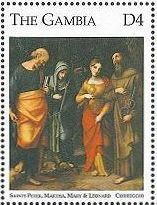『４聖人』　コレッジョ　ルネサンス　メトロポリタン美術館