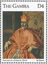 グレコ　『Portraito of a Cardinal』