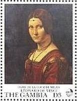 ダ・ヴィンチ　ルネサンス　『貴婦人（チェチリア・ガッレラーニの肖像）』