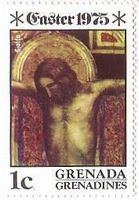 『キリストの磔刑』　Giottoの絵画 ジョット　『キリスト磔刑』ストラスブール・ボザール美術館（1320年 - 1325年頃）