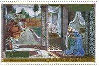 受胎告知（日本、2001年）　ボッティチェッリ　ルネサンス　絵画