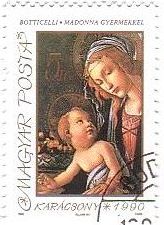 ルネサンス　ボッティチェッリ　絵画　『マニフィカトの聖母』