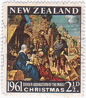 ルネサンス　デューラー　絵画　『羊飼いの礼拝』（NZ,1961年）