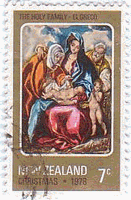 バロック　美術　エル・グレコ　『 聖アンナと聖ヨハネのいる聖家族』（ニュージーランド、1977年）