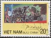 『戦争』(ベトナム）　パブロ・ピカソ　絵画　