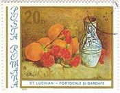 シュテファン・ルキアン（ ﾙｰﾏﾆｱ、Stefan Luchian,St Luchian、1868-1916 )　『花』、『果物と花瓶』