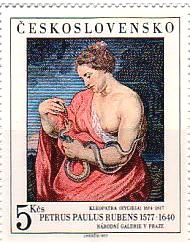 ルーベンス　バロック時代　絵画　『聖母子』（ﾁｪｺｽﾛﾊﾞｷｱ）