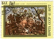 バロック　ルーベンス　絵画　『ライオン狩』（ソ連、1977年）
