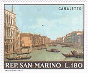 カナレット(Canaletto)　ヴェネツィア　絵画　