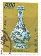「闘彩瓶」　明時代　故宮博物館