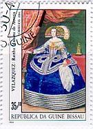 バロック　絵画　ベラスケス　切手　ギニア・ビサウ　『マリア・テレーサ王女の肖像』