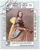 スルバラン　バロック　絵画　切手　聖カシルダ