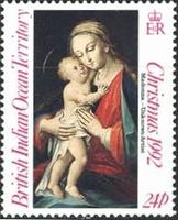 『聖母子』（英領インド洋テリトリ、1992年）　ルネサンス