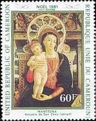 マンテーニャ　ルネサンス　絵画　聖母子