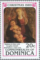ルネサンス　ボッティチェッリ　絵画　『セラフィムの栄光の聖母子』