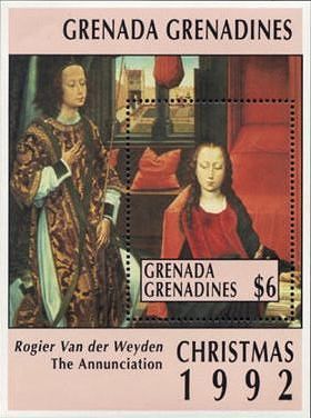 ロヒール・ファン・デル・ウェイデン（Rogier van der Weyden）　絵画　『受胎告知（Annunciation）』