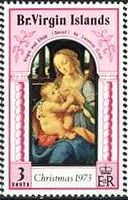 『聖母子』（ｱﾝﾁｸﾞｱ・ﾊﾞｰﾌﾞｰﾀﾞ、1973年）　ルネサンス　ロレンツォ・ディ・クレディ　Lorenzo di Credi 