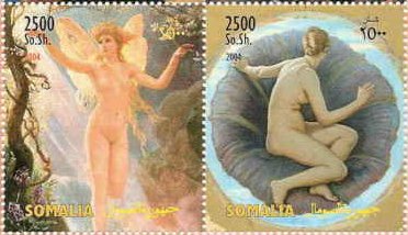 エリフ・ヴェダー　Elihu Vedder　『Fortuna』、『Roman Model Posing』、『The Water Nymph』、『The Morning Glory 1899』
