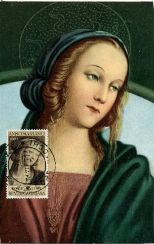 ピエトロ・ペルジーノ　Pietro Perugino (1446-1524), Detail Madonna Enthroned between St John and St Sebastian