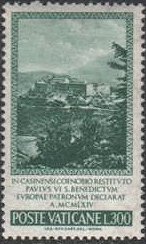ピエトロ・ペルジーノ　モンテ・カッシーノ（Monte Cassino）　の風景