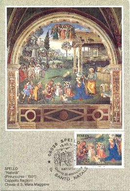 ピントゥリッキオ(Pinturicchio）　MC　Adoration of the Child by Pinturicchio, 1501