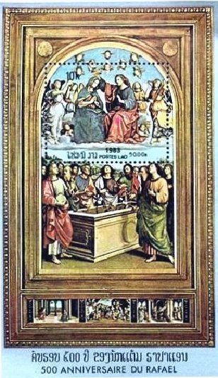 ラファエロ　『聖母の戴冠 （オッディの祭壇画）』1503　バチカン絵画館
